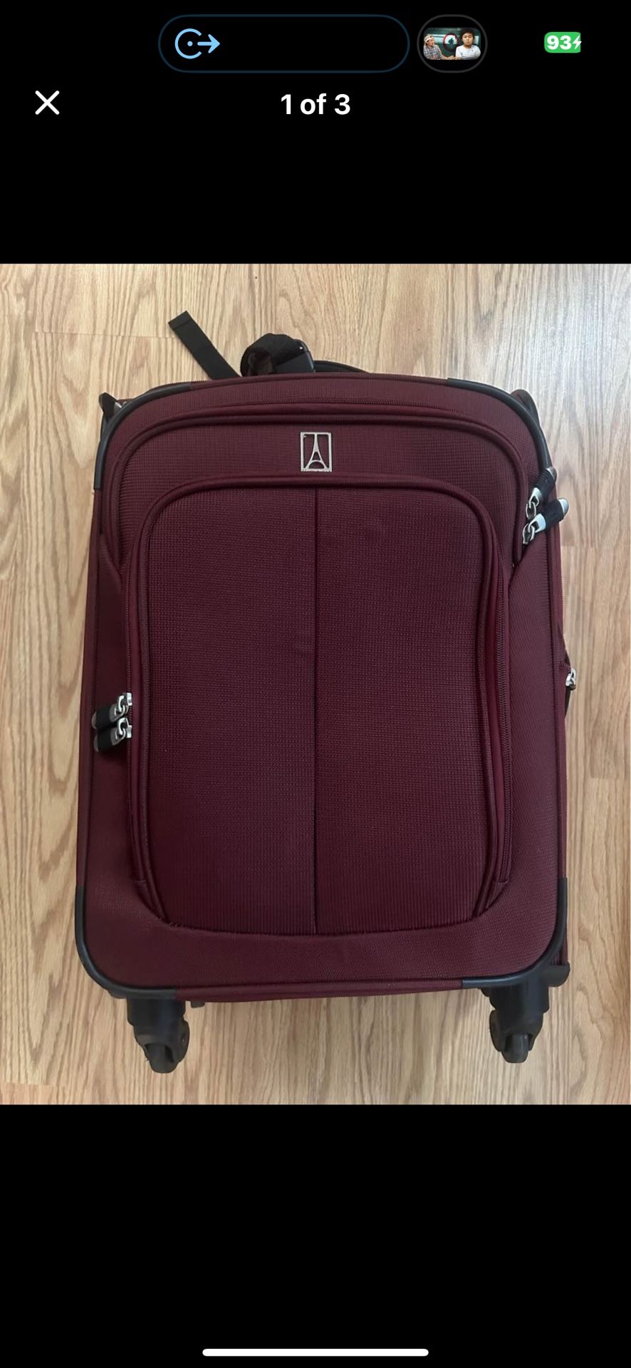 Travel Pro Carry-On Luggage Suitcase