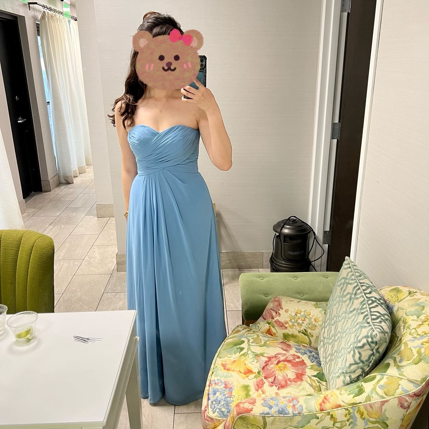 azazie steel blue dress Brookelle Look feminine and elegant while wearing our Akita dress Steel Blue | Azazie