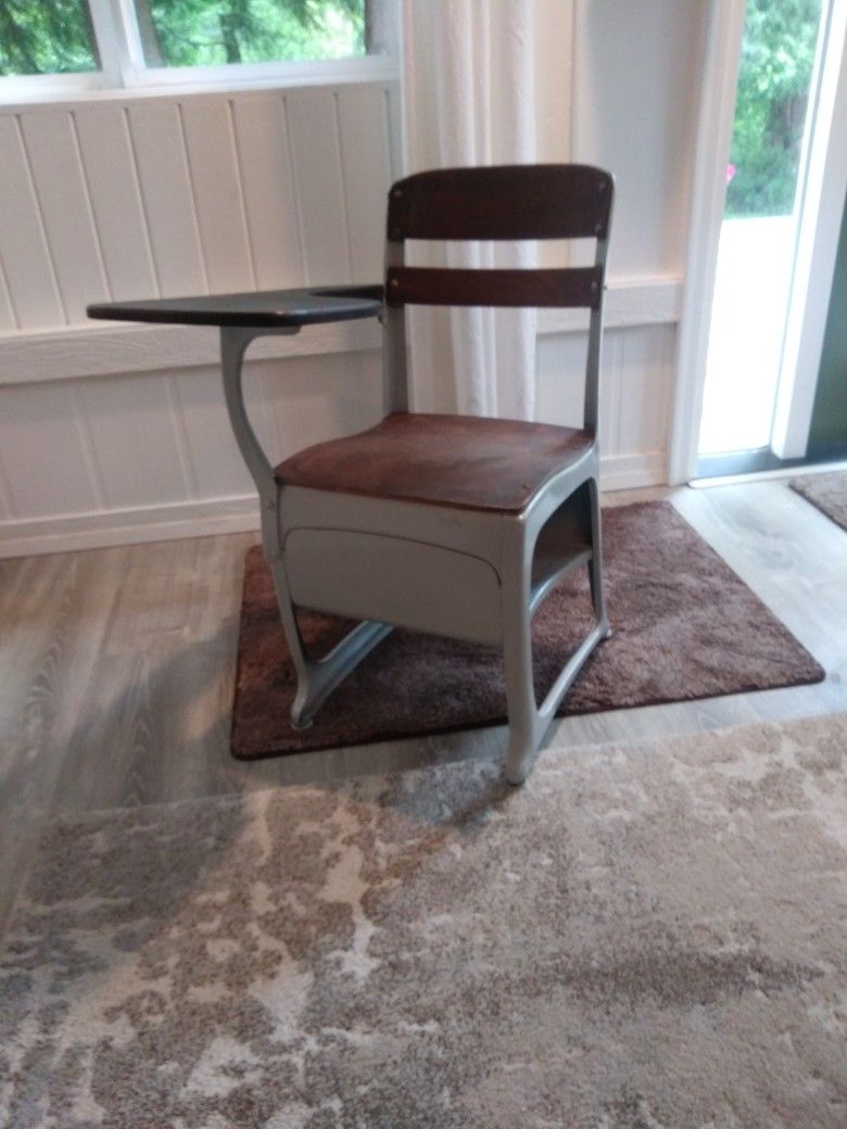Antique School Desk/ Chair