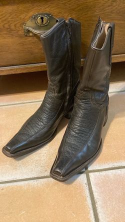 Men’s Forastero, dark brown, leather midcalf boots