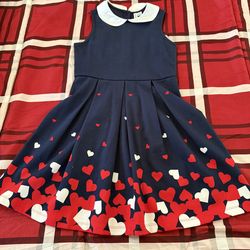 Janie & Jack heart dress size 10