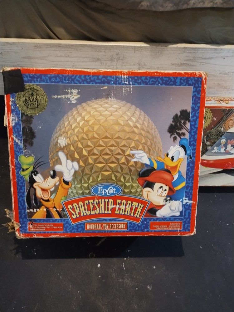 Disney Monorail With Buildings For Christmas Tree