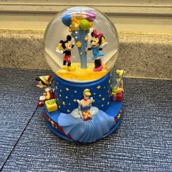 Walt Disney 100th Snow Globe New 