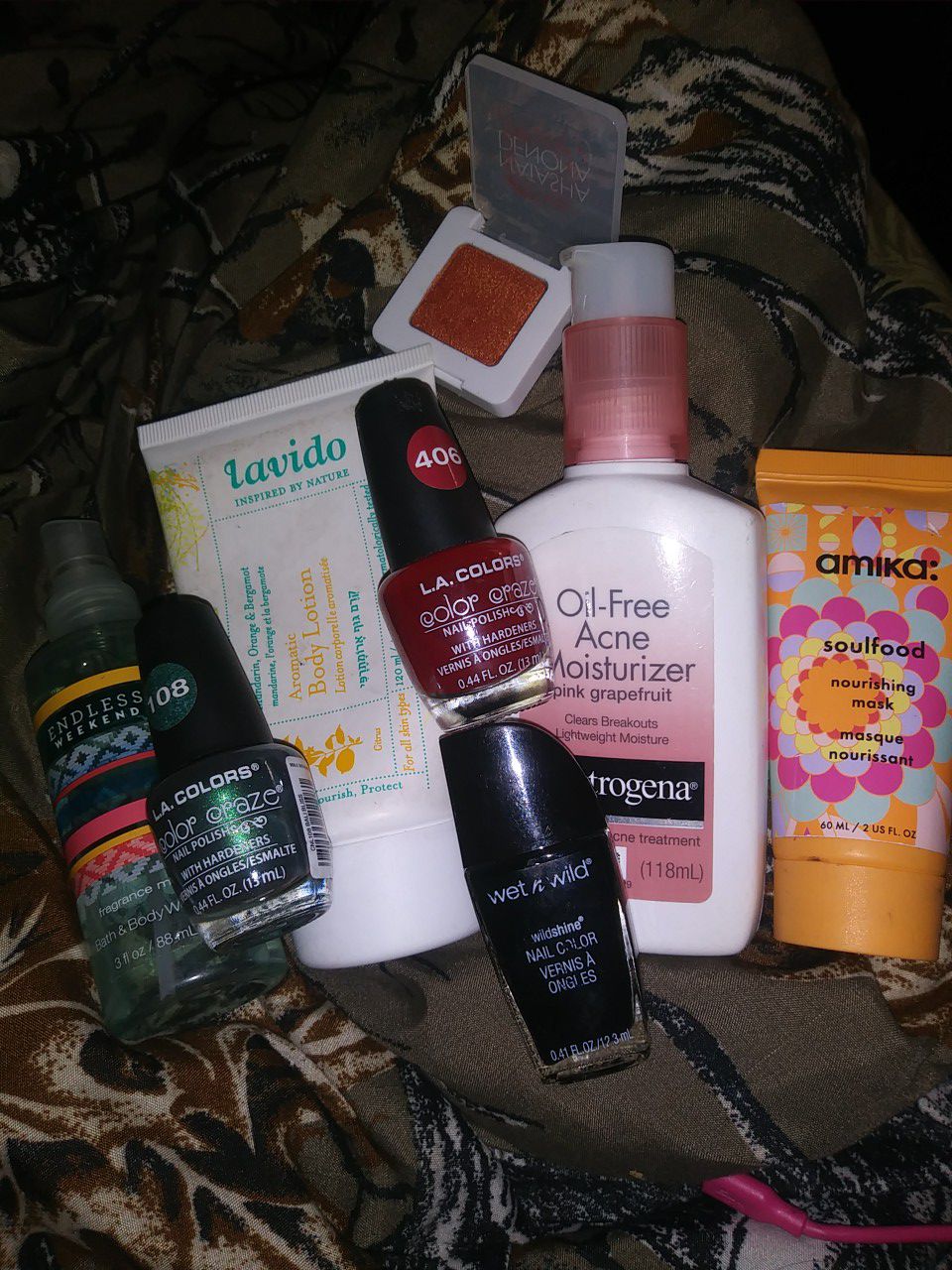 Free beauty items.. Used. Take as is...