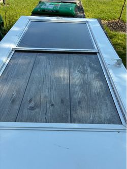 Storm door — used