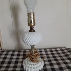 Milk Glass Lamp
