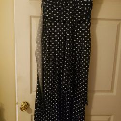 Long Poka Dot Dress