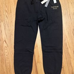 Fear Of God Essentials Black Sweatpants/ Size：XS-XL