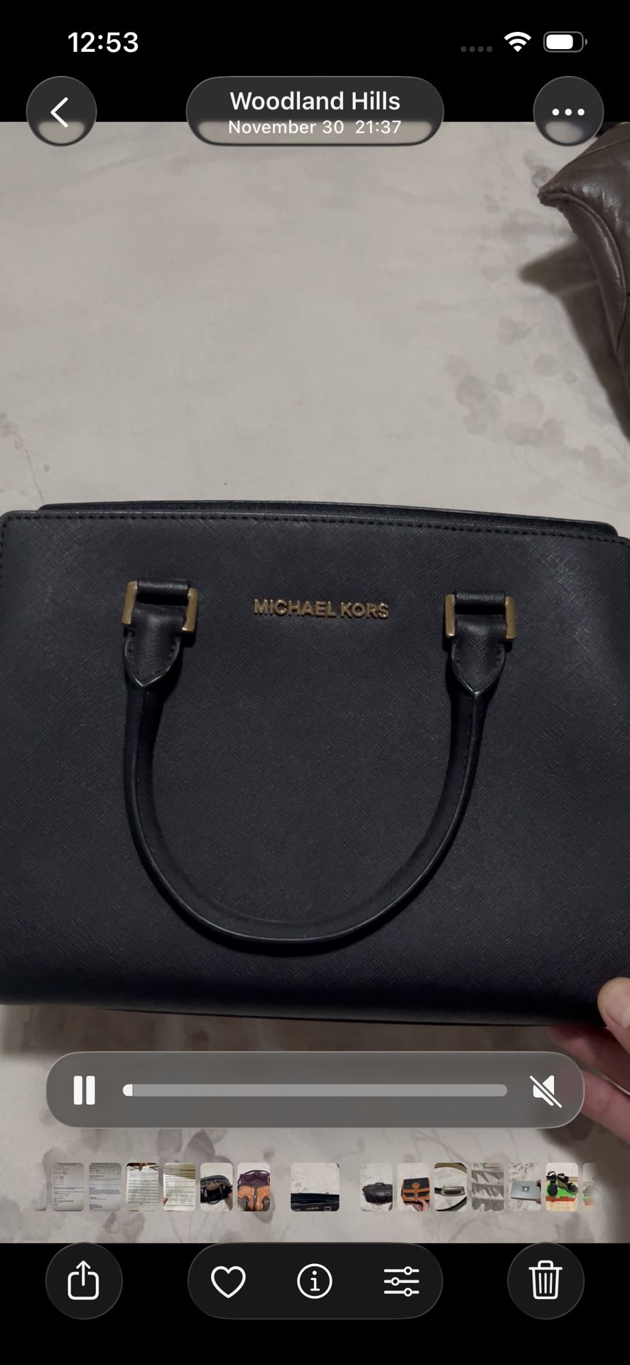 Michael Kors Selma Medium Saffiano Leather Satchel