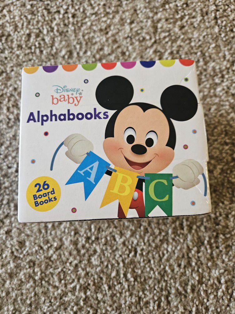 Disney Baby Alphabooks (Baby Toddler Alphabet Learning Education) 