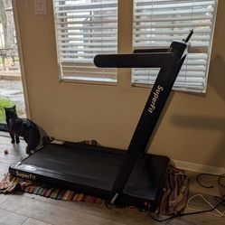 Folding treadmill