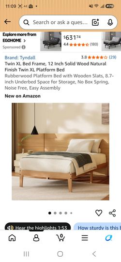Twin XL bed NEW