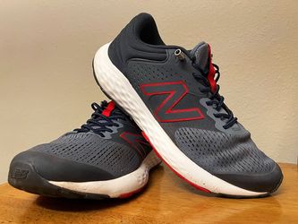 New Balance 520 v7 Men’s Size 12 (Dark Grey/Navy with Red Accents)
