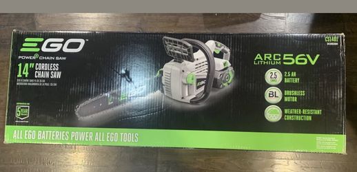 EGO CS1401 Arc Lithium Ion 56V Cordless Chainsaw Battery & Charger Genuine