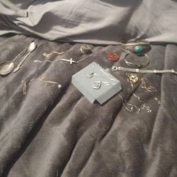 Real Jewery, Silver Spoons, Antique