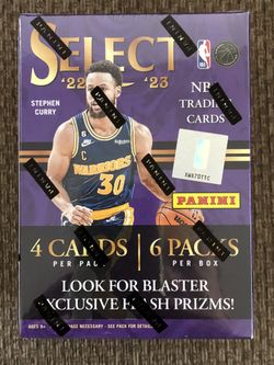 Brand New & Sealed 2022-23 Select Basketball Blaster Box