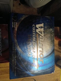 Warrior custom golf balls seven brand new boxes 12 balls in each box