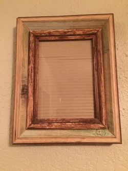 Handmade frame 5x7 picture