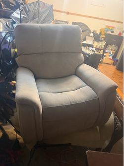 Cream Recliner Great condition
