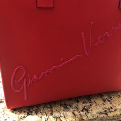 Authentic Red Versace Bag 