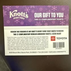Knotts Berry Farm Vouchers