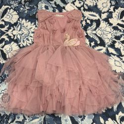 Audrey Camille Swan Tulle Dress 3T