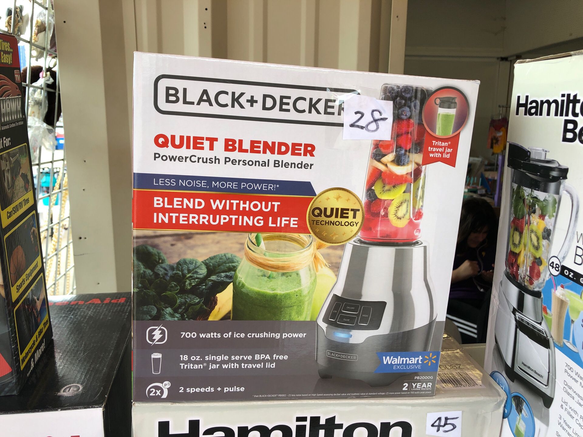 New sealed Black+ Decker quiet Blender