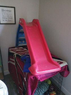 Little tykes plastic slide