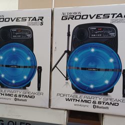 15" Woofers Loud Trolly Bluetooth Party Speaker.  Brand New.  Free Tripod 🎤. 