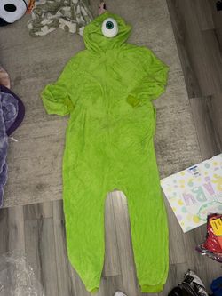 Mike Wazowski Monsters Inc Onesie Costume