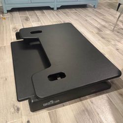Adjustable Standing Desk Converter (Black, 40”) VARIDESK Exec 40 