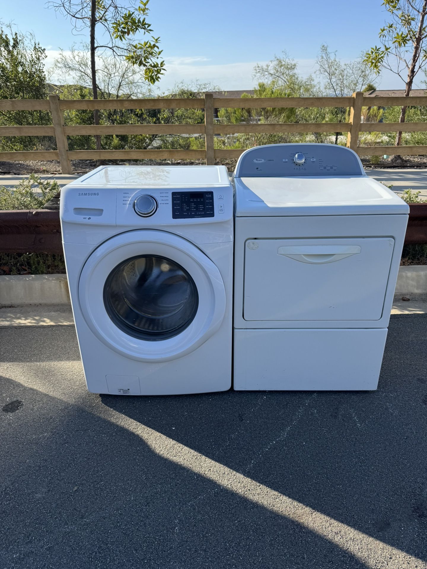 Samsung Washer And Electric Dryer
