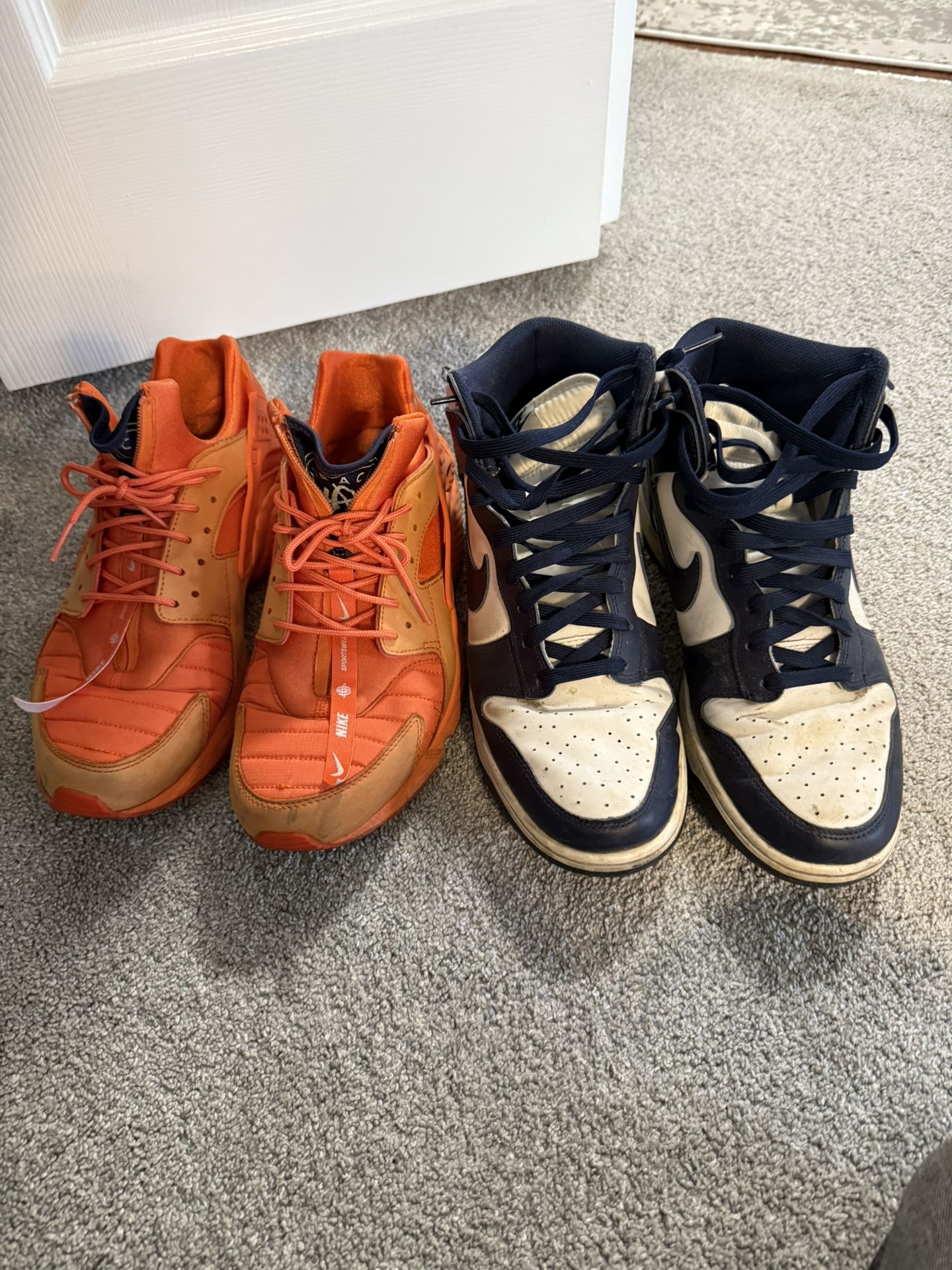 Nike Dunk Size 10 And Huarache Chicago 10.5