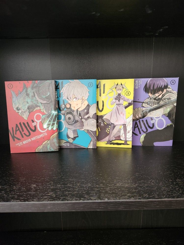 Kaiju No. 8 manga Volumes 1-4, Viz