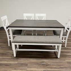 Dining Table With 4 Chairs And Bench 