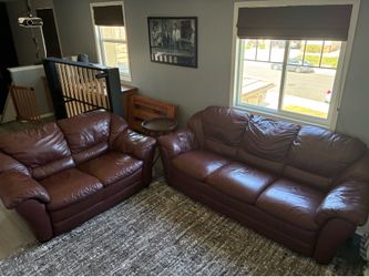 Couch and love seat