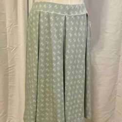 New LuLaRoe Size L Madison Skirt - pleated w/pockets