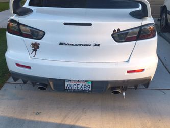 Evo x tail lights