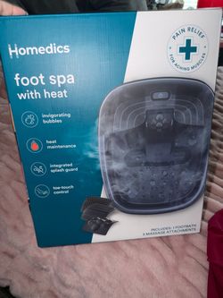 Homedics Foot Spa with Heat used once