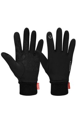 Cevapro Cycling Gloves Winter Warm Gloves Anti Slip Touch Screen Great Grip Water Resistant Bike Gloves for Men Women Driving Cycling Running