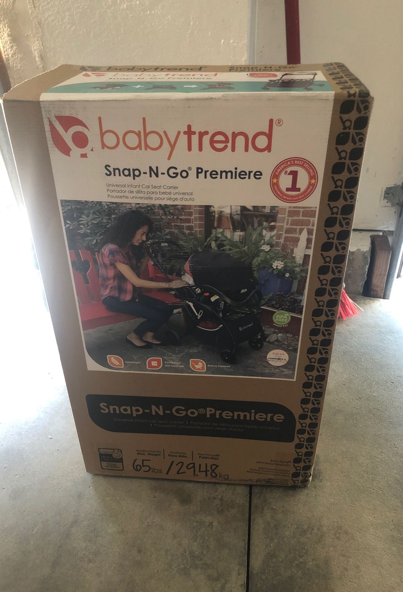 Brand new baby trend universal infant car seat carrier