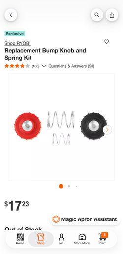 Ryobi Bump Knob Kit for string trimmers