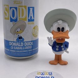 Brand New Coolest Looking Limited Edition Collectible Funko Soda Can With Figure Of Disney Donald Duck!
