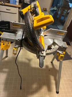 DEWALT 12” MITER SAW AND STAND