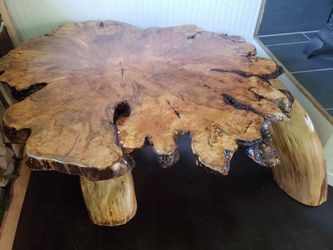 Custom wood table
