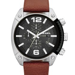 Diesel Men's Watch Brown Leather Band New Battery- 19th Ave & Union Hills