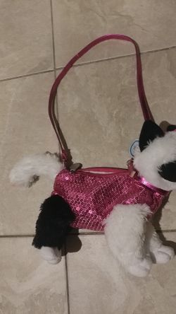 Girl dog purse
