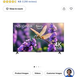 Insignia 65 inch Smart Fire Tv