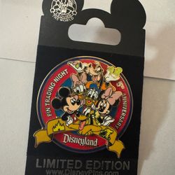 Brand New Disney Pin 59430 DLR PTN Trading Nights 5th Anniversary LE 500 Disneyland 