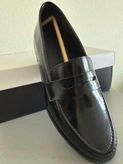 Black loafer